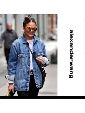 Alexander Wang Dazed Denim Jacket